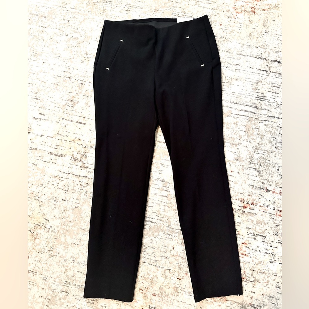 Chicos So Slimming Ponte Pull On trouser with detail NWT